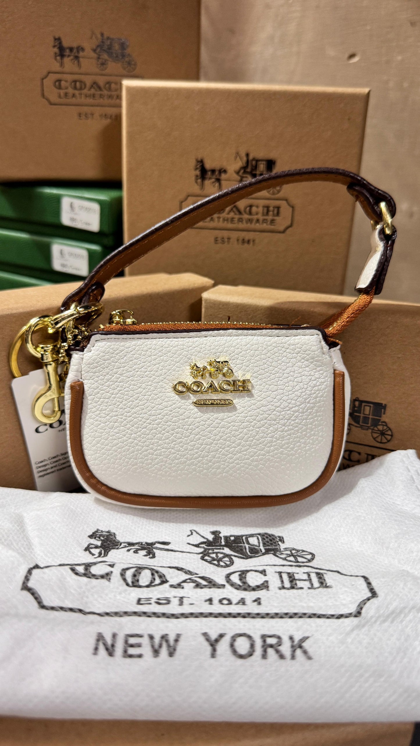 COACH NANO BAG KEY CHARM
