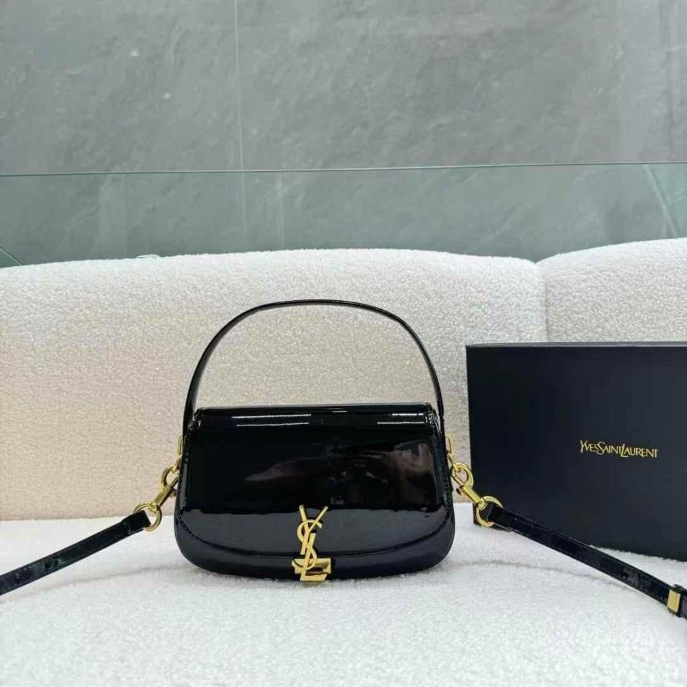 YSL VOLTAIRE PATENT LEATHER EDITION SHOULDER BAG