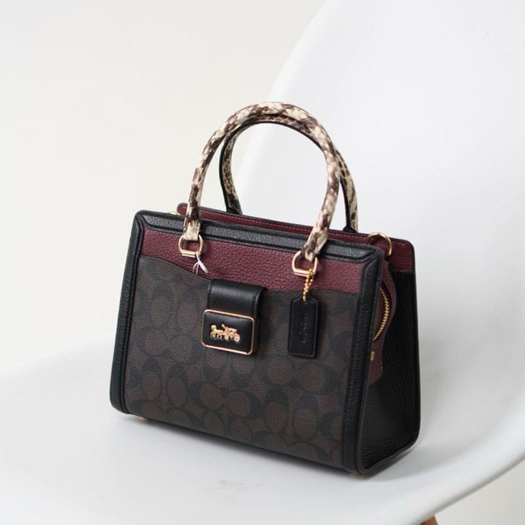 COACH GRACE SIGNATURE CARRYALL BAGS