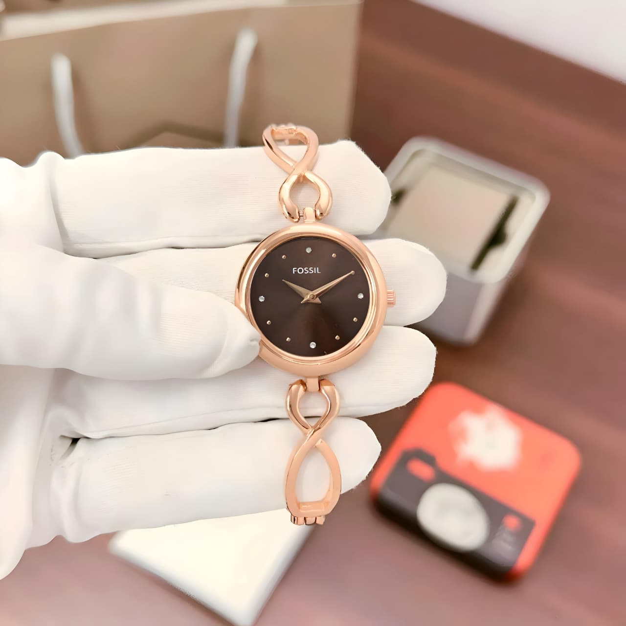 Fossil Exclusive Women's Rose Gold Bracelet Collection