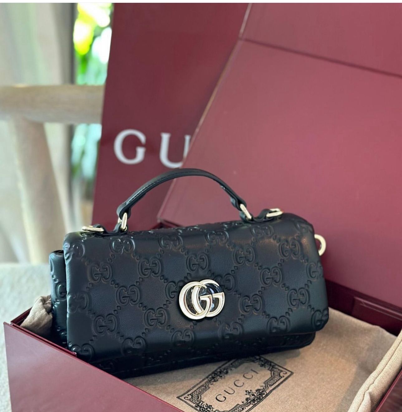 Gucci Gg Milano Top Handle Shoulder Bag
