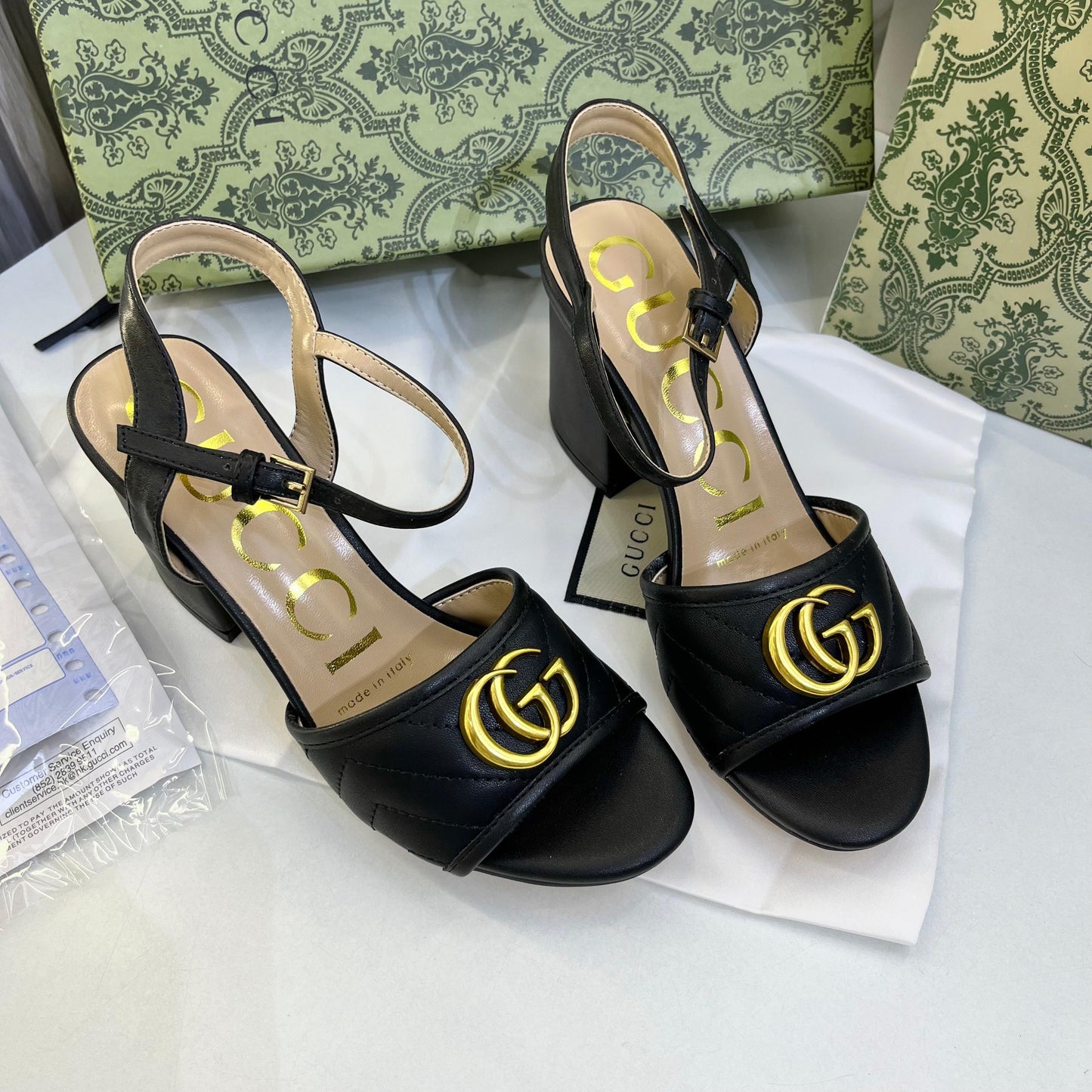 Gucci Marmont Mid High Pump