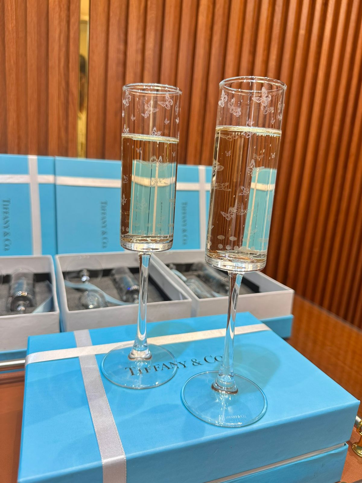 TIFFANY NEW ARRIVAL WINE GLASSES