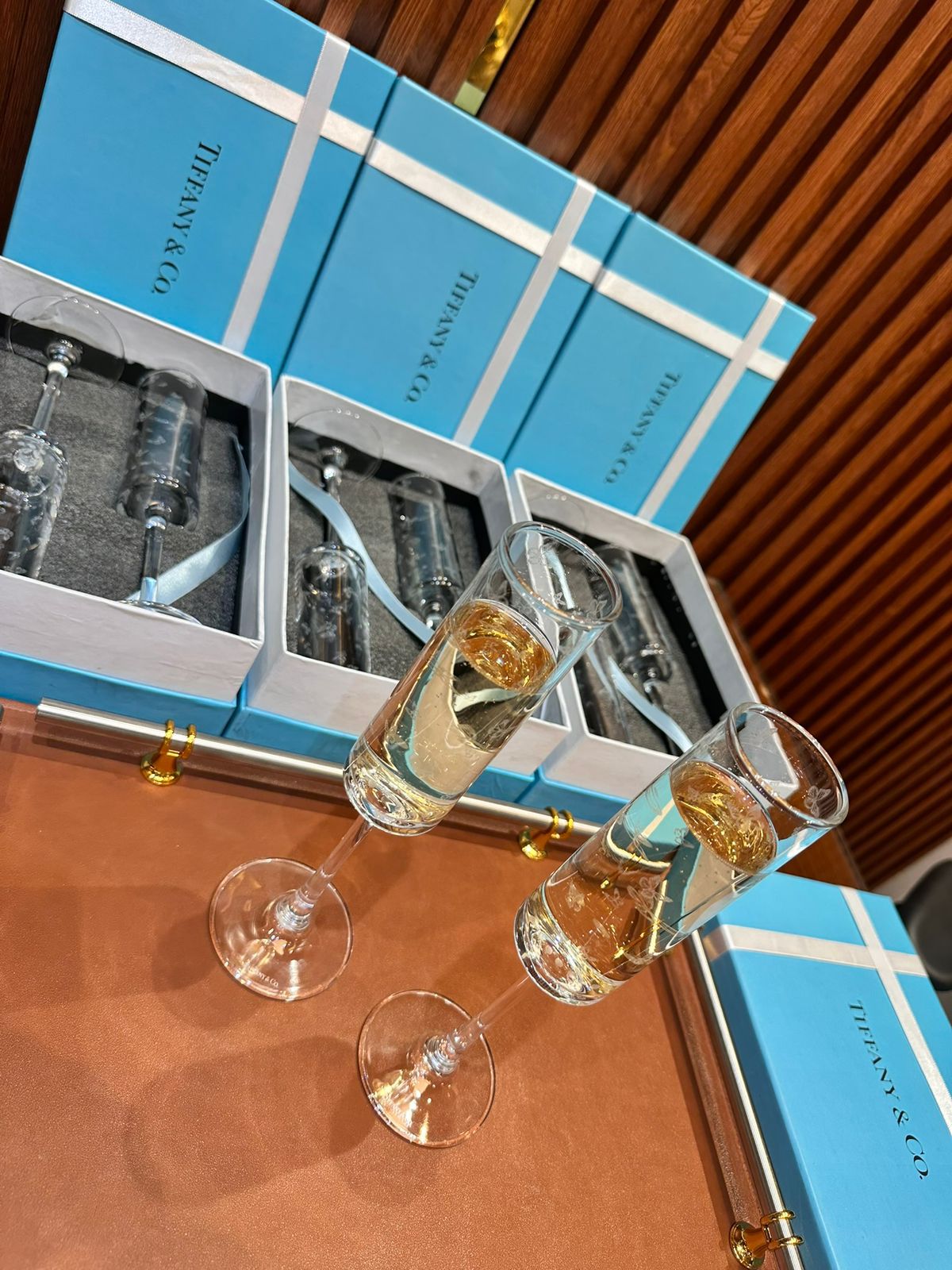 TIFFANY NEW ARRIVAL WINE GLASSES