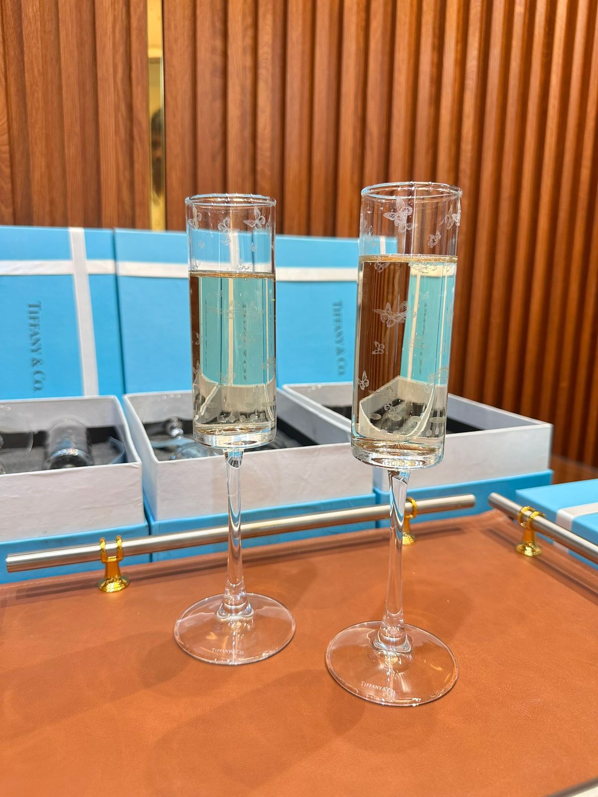 TIFFANY NEW ARRIVAL WINE GLASSES