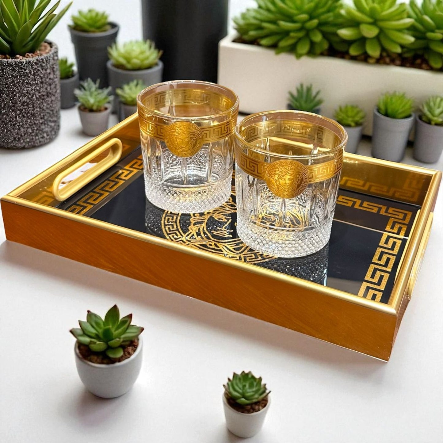 EXCLUSIVE VERSACE WHISKEY GLASS