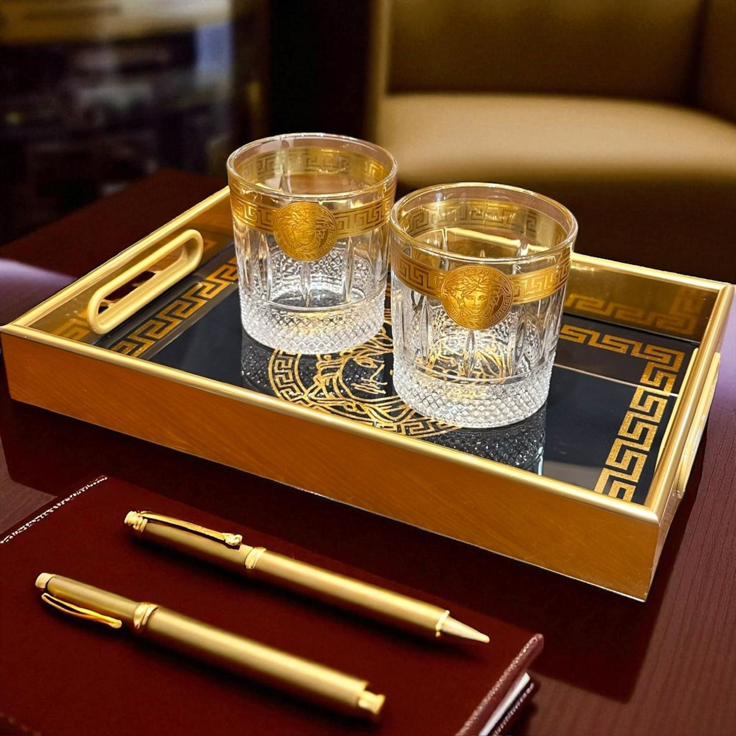 EXCLUSIVE VERSACE WHISKEY GLASS