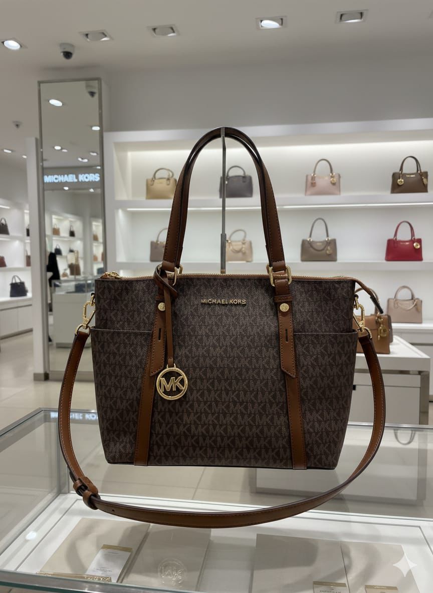 Michael Kors Sullivan Signature Multifunction Top Zipper Tote