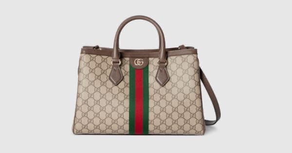 Gucci Ophidia Handbag With Key Charm