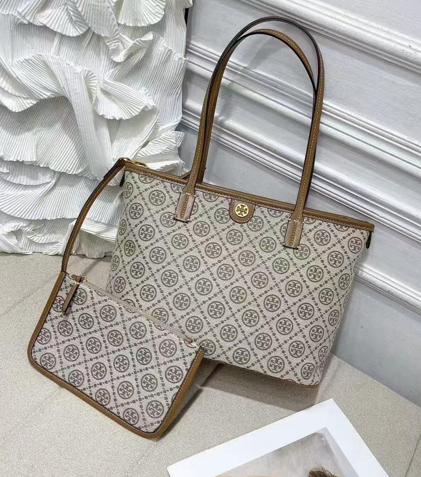 Tory Burch T Monogram Jacquard Tote Bag