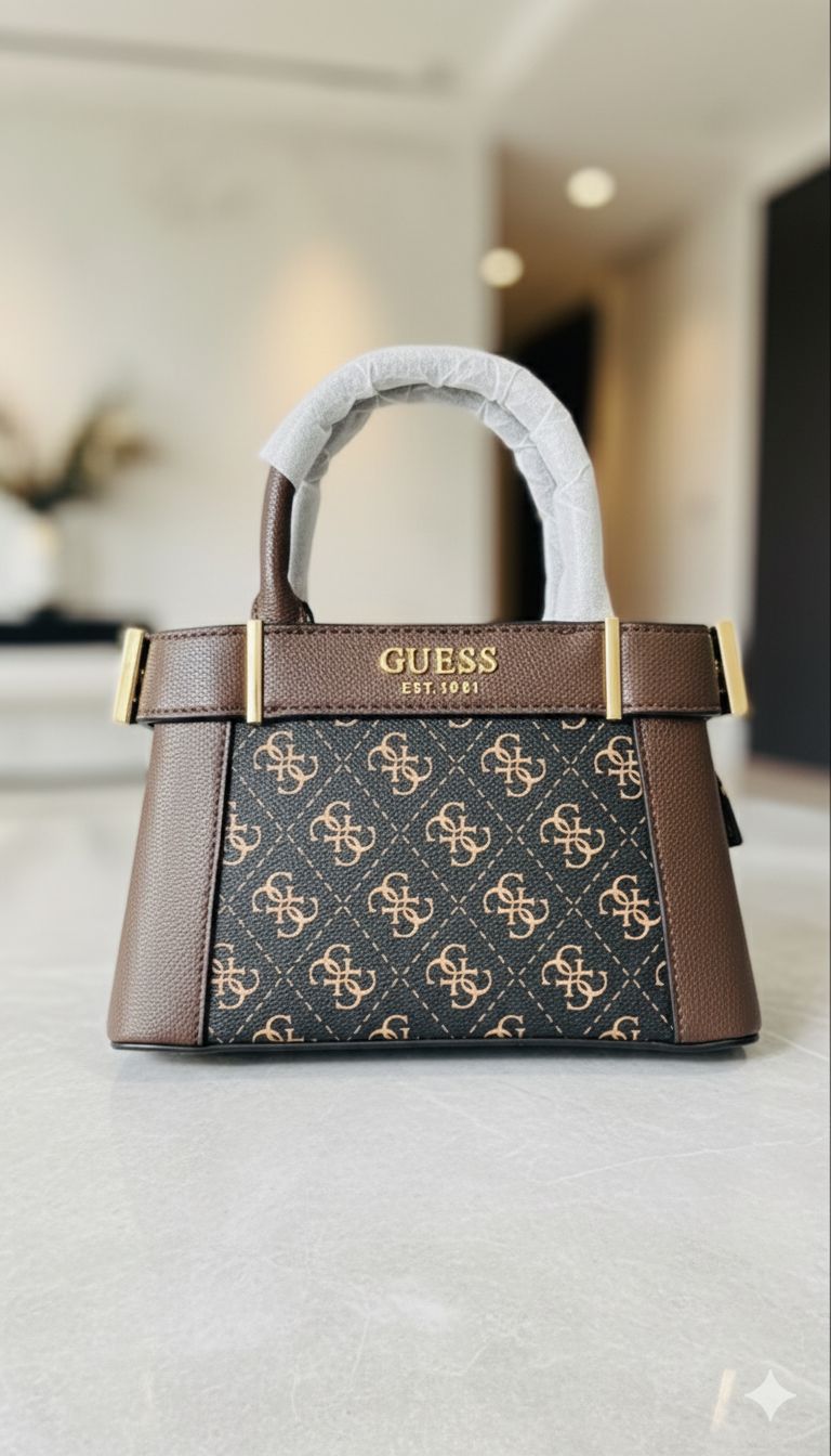Guess Small Society Satchel Bag