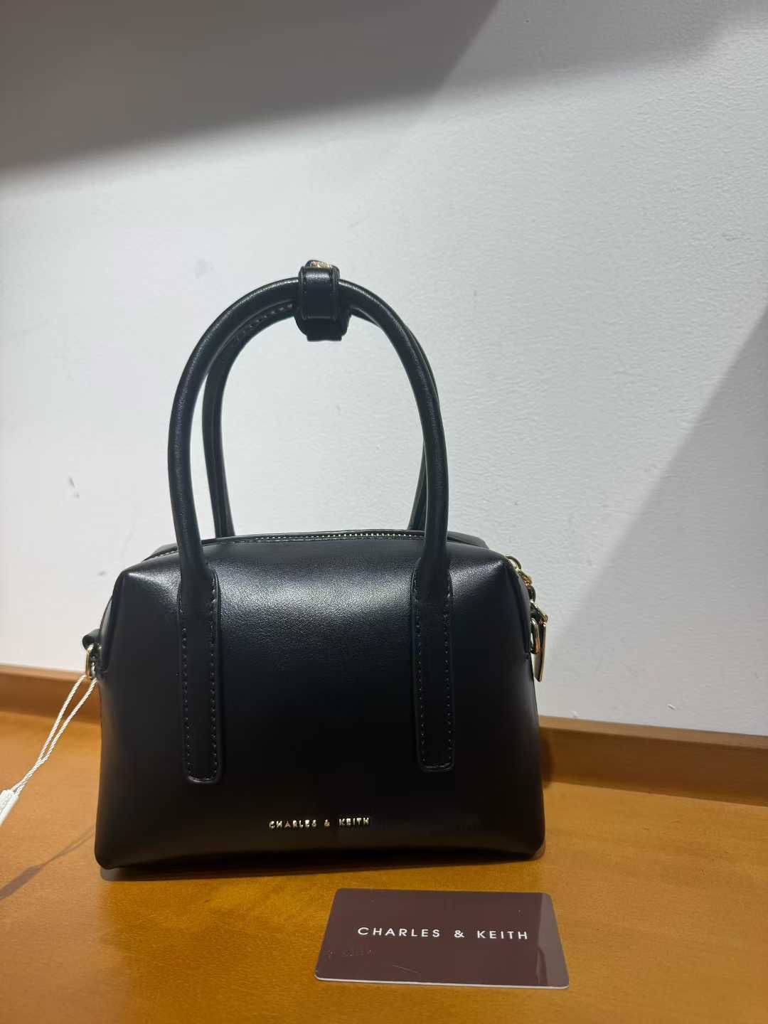 Charels & Keith Deyna Suede And Regular Bowling Bag