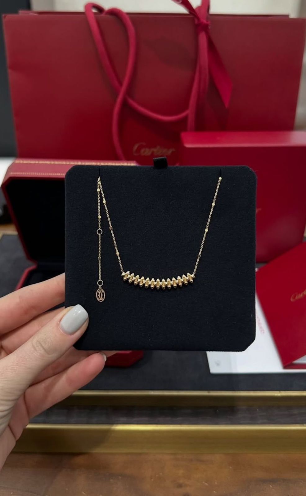 Car-ti-er Love Clash De Necklace