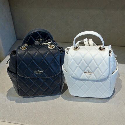 KA-TE SPA-DE MEDIUM QUILTED BACKPACK