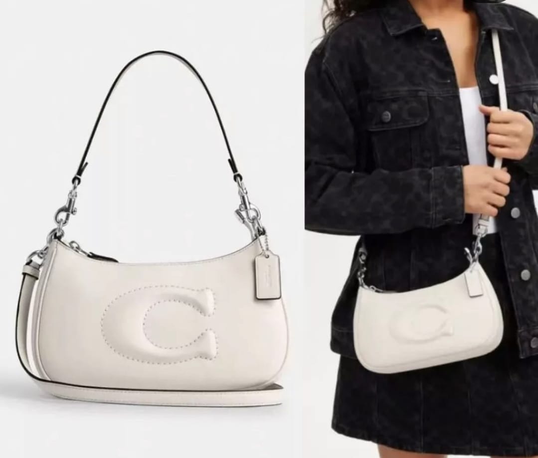 COACH TERI QUILT C TAUPE BAGS
