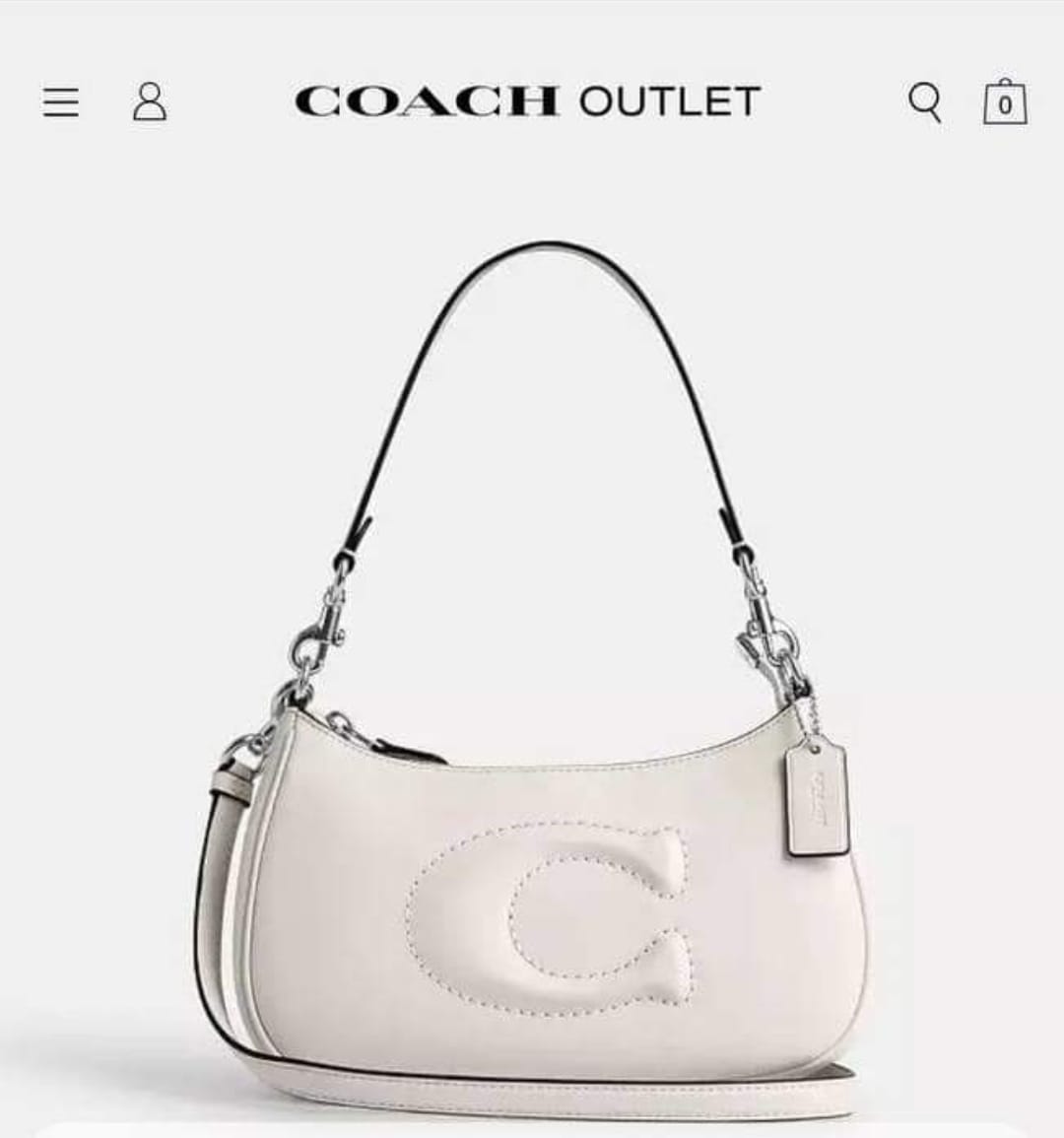 COACH TERI QUILT C TAUPE BAGS