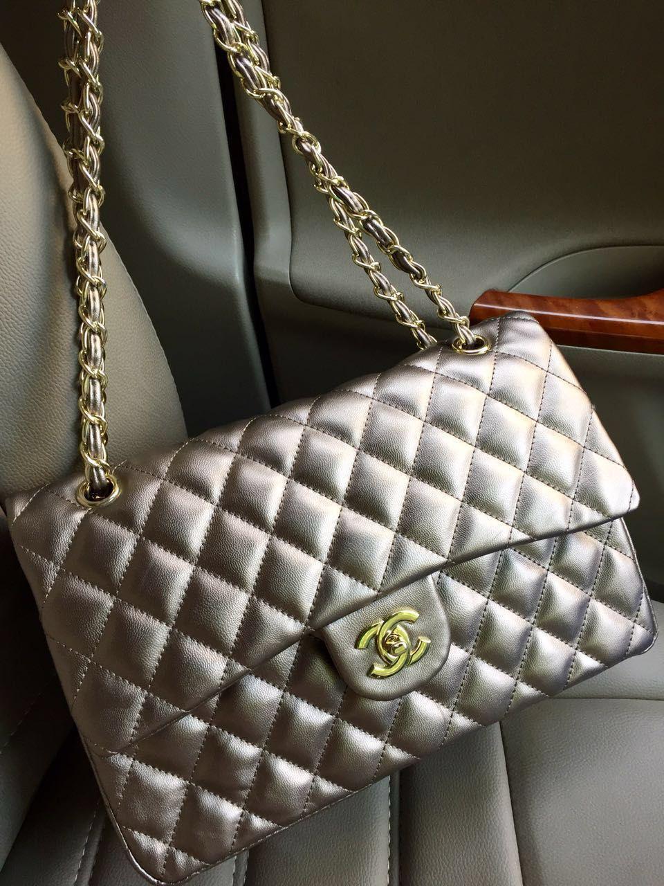 Chanel Classic Jumbo Flap Shoulder Bag With OG Box & Dust Bag