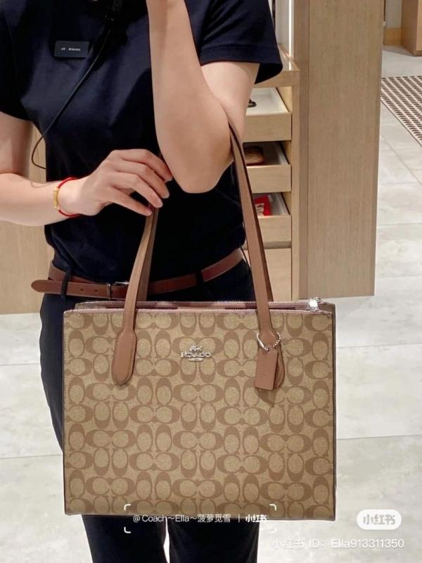 Coach Nina Carryall Premium Tote Bag With OG Box & Dust Bag