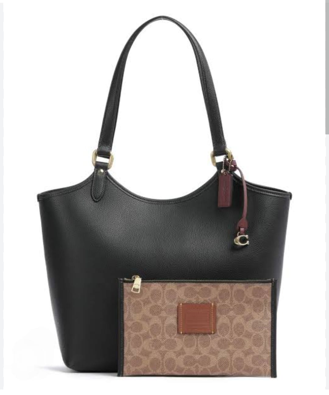 Coach Day Tote With Removable Pouch & Dust Bag