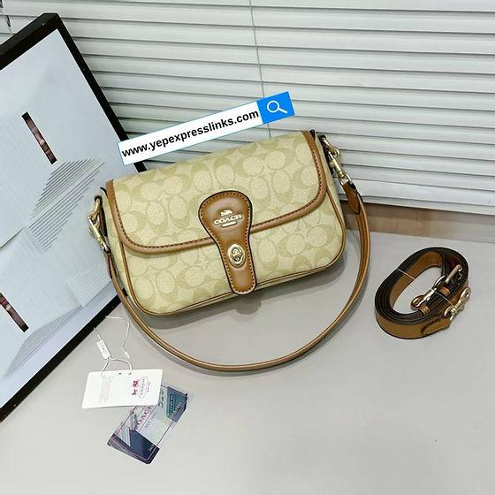 COACH HADLEY SHOULDER BAG WITH LONG AND SHORT BELT
