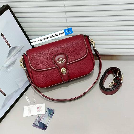COACH HADLEY SHOULDER BAG WITH LONG AND SHORT BELT