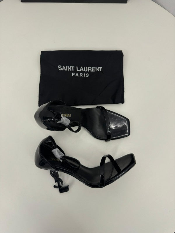 YSL Saint Laurent Opyum Heels- Black