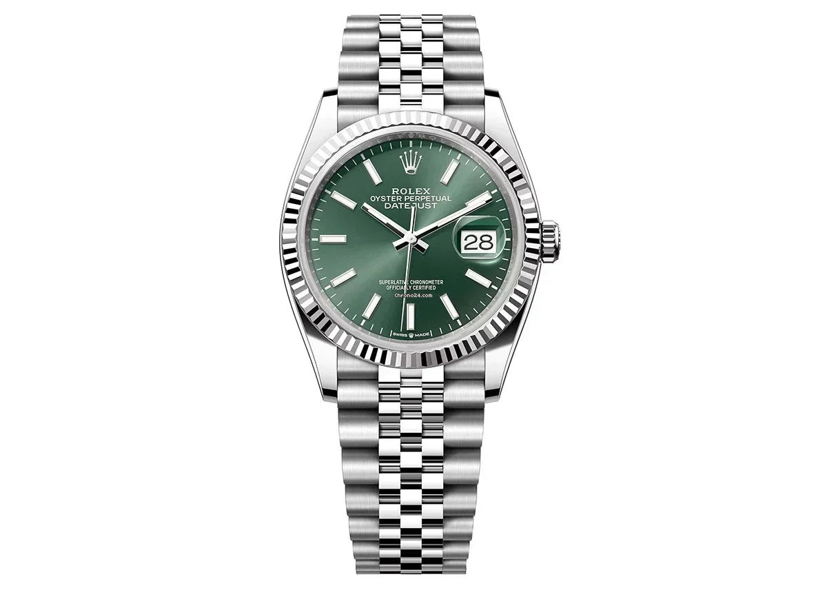 ROLEX DATEJUST STEEL GREEN - LABLEWHORE.COM