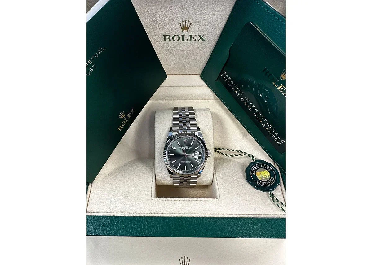 ROLEX DATEJUST STEEL GREEN - LABLEWHORE.COM