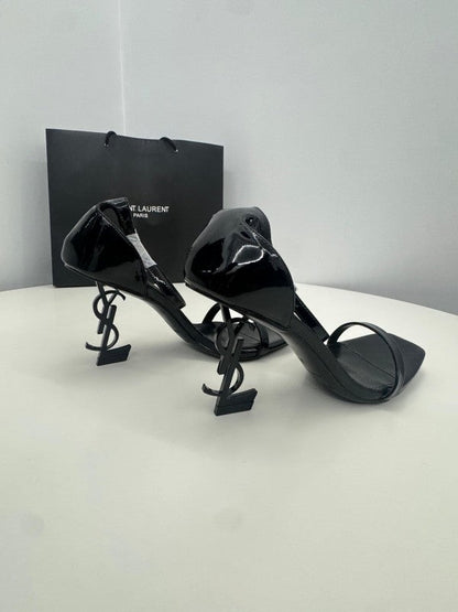 YSL Saint Laurent Opyum Heels- Black