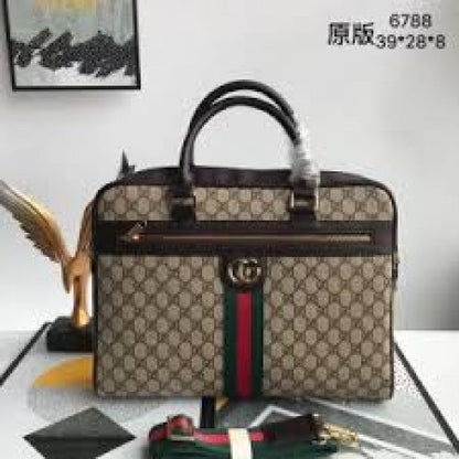 Gucci GG Supreme Ophidia Laptop Bag With Dust Bag - LABLEWHORE.COM