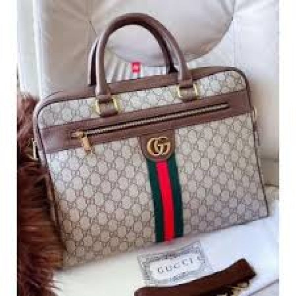 Gucci GG Supreme Ophidia Laptop Bag With Dust Bag - LABLEWHORE.COM