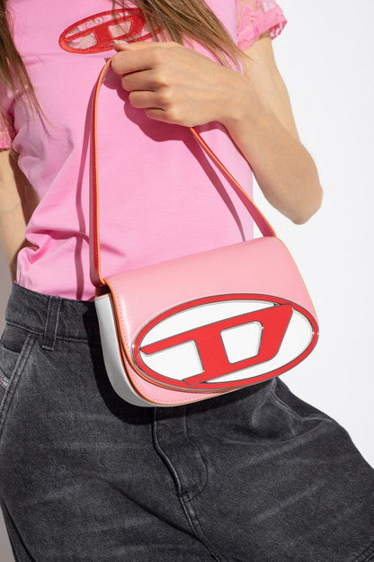 Diesel 1DR Shoulder Bag (White Red) - LABLEWHORE.COM