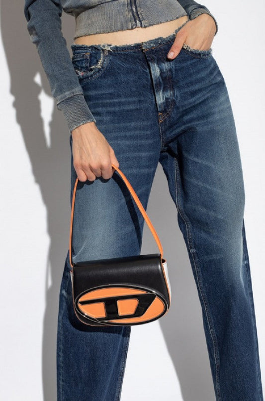 Diesel 1DR Shoulder Bag (Black Orange) - LABLEWHORE.COM