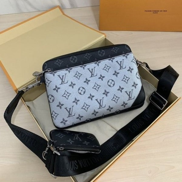 LV M69443 Virgil Abloh Trio Messenger Multi Crossbody Bag With OG Box & Dust Bag - LABLEWHORE.COM