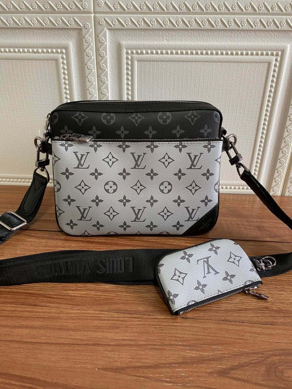 LV M69443 Virgil Abloh Trio Messenger Multi Crossbody Bag With OG Box & Dust Bag - LABLEWHORE.COM