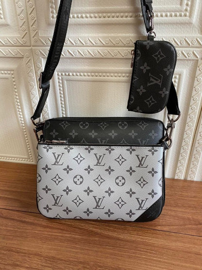 LV M69443 Virgil Abloh Trio Messenger Multi Crossbody Bag With OG Box & Dust Bag - LABLEWHORE.COM