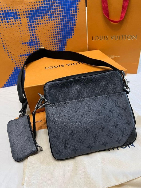 LV M69443 Virgil Abloh Trio Messenger Multi Crossbody Bag With OG Box & Dust Bag - LABLEWHORE.COM