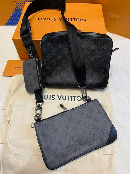 LV M69443 Virgil Abloh Trio Messenger Multi Crossbody Bag With OG Box & Dust Bag - LABLEWHORE.COM