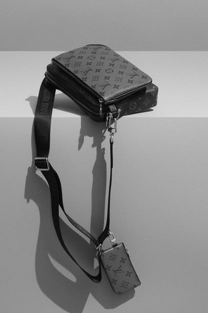 LV M69443 Virgil Abloh Trio Messenger Multi Crossbody Bag With OG Box & Dust Bag - LABLEWHORE.COM