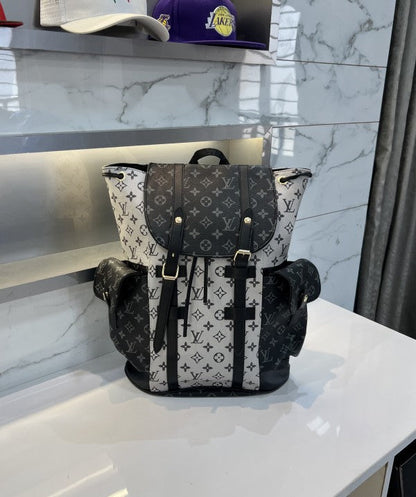 Louis Vuitton Self Monogram Print Imported Backpack