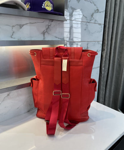 Louis Vuitton Supreme Edition Red Premium Classic Backpack