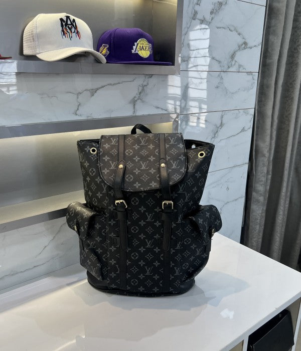 Louis Vuitton Self Monogram Print Imported Backpack