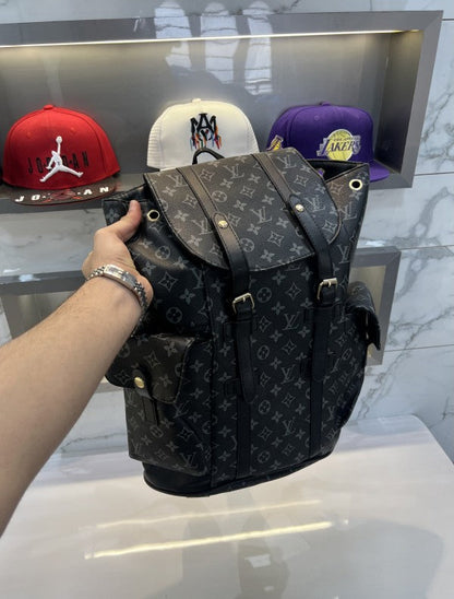 Louis Vuitton Self Monogram Print Imported Backpack