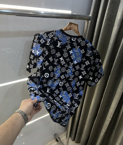 Louis Vuitton Monogram Print Imported Oversized T-Shirt