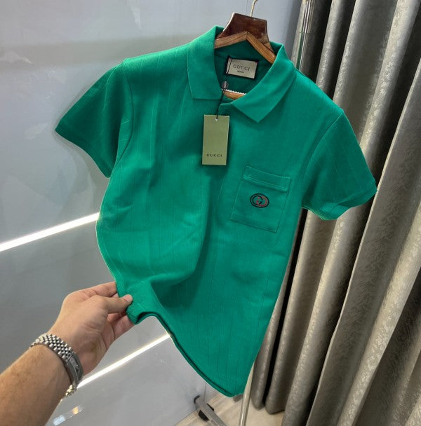 Gucci Pocket Look Imported Polo T-Shirt