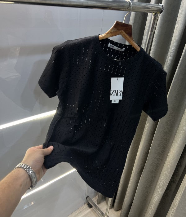 Zara Seen Through Premium T-Shirt