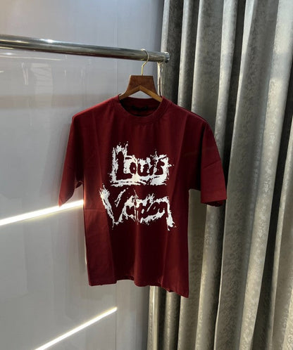 Louis Vuitton Printed Imported Oversized T-Shirt