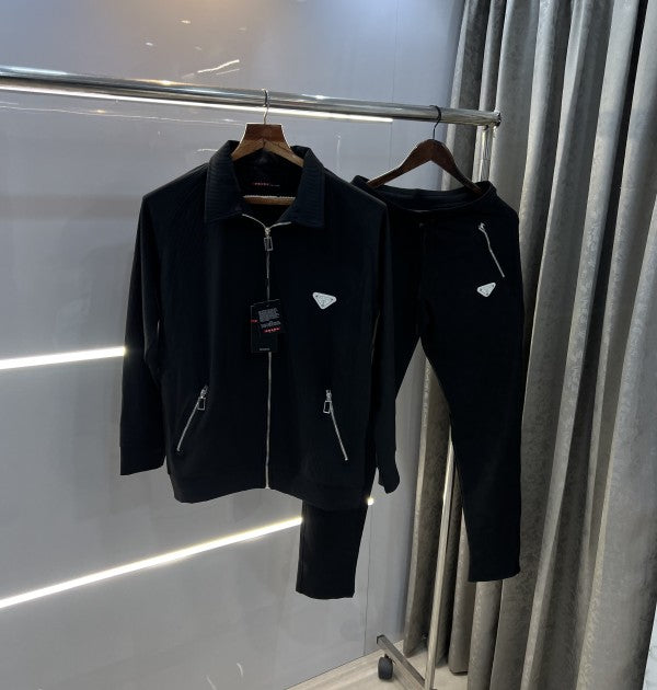 Prada Milano Steel logo Imported premium tracksuit