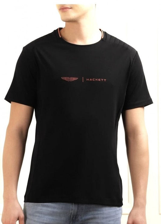 Hacket Aston Martin Logo Print Premium T-Shirt