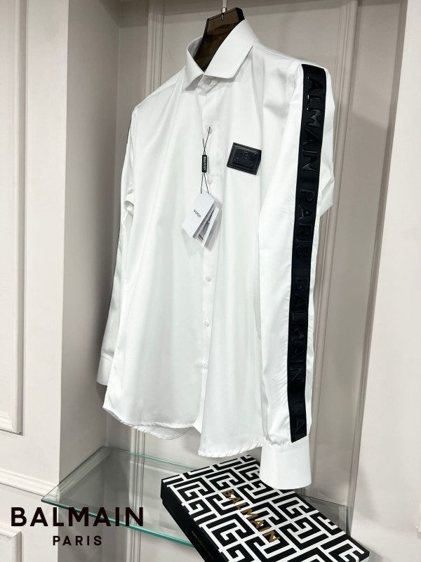 Balmain Paris Hand Patch Work Shirt With Premium Box Packing